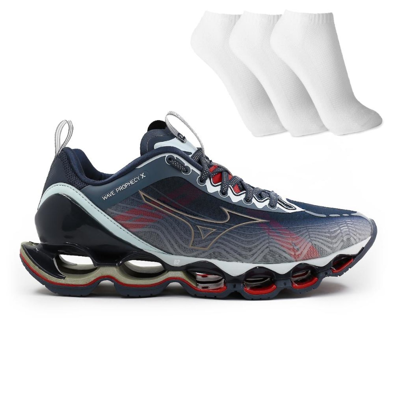 Mizuno prophecy 2025 3 azul escuro